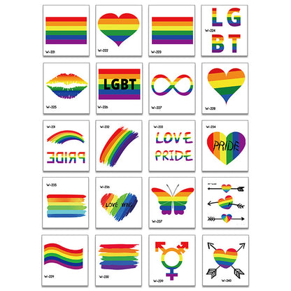 Pride Temporary Tattoos Set