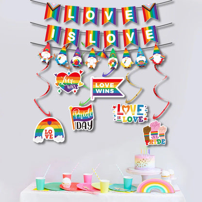 Pride Hanging Decorations Set