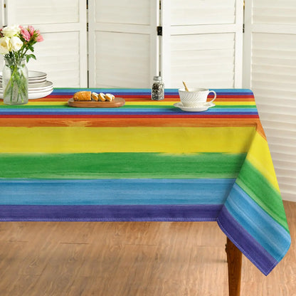 Pride Rainbow Flag Table Cover