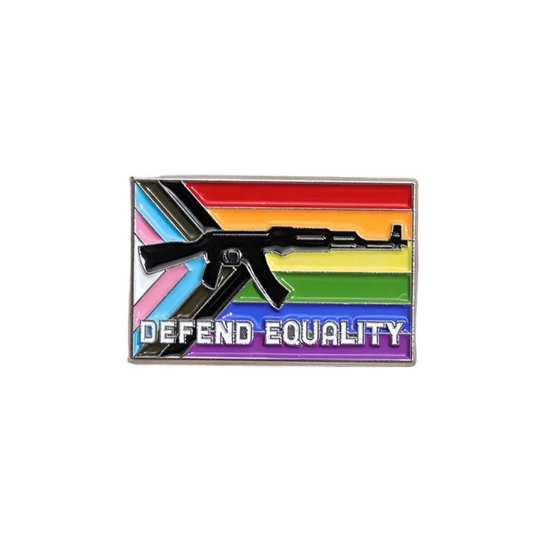 Defend Equality Rainbow Pride Enamel Pin