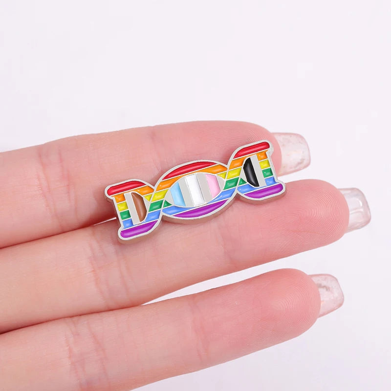 Pride "Gay is in My DNA" Enamel Pin