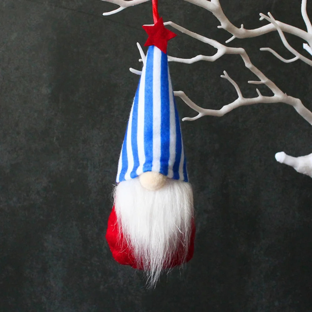 4th of July Gnome Decorations Set (8 pcs)