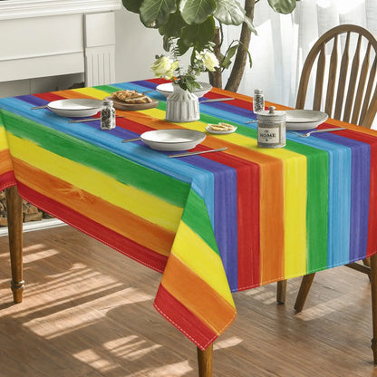 Pride Rainbow Flag Table Cover