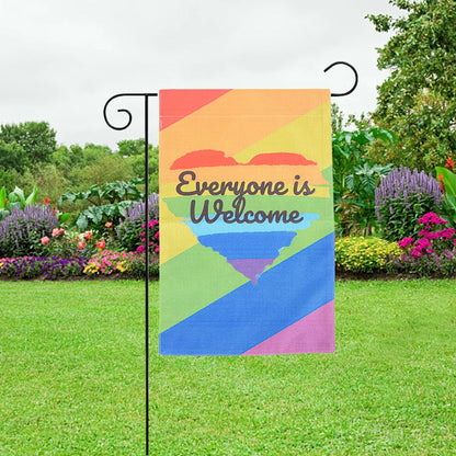 Pride Everyone is Welcome Yard Sign