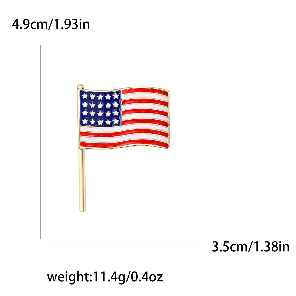 American Flag Enamel Pin